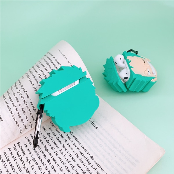 AirPods 1/2 Etui, Kreativt Anime Karakter Etui til AirPods