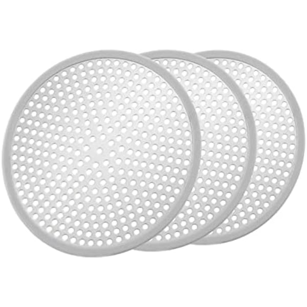 3 stk. Afløbsfilter til Hår, Hårfilter til Badekar/Bruser, Rustfrit Stål 304