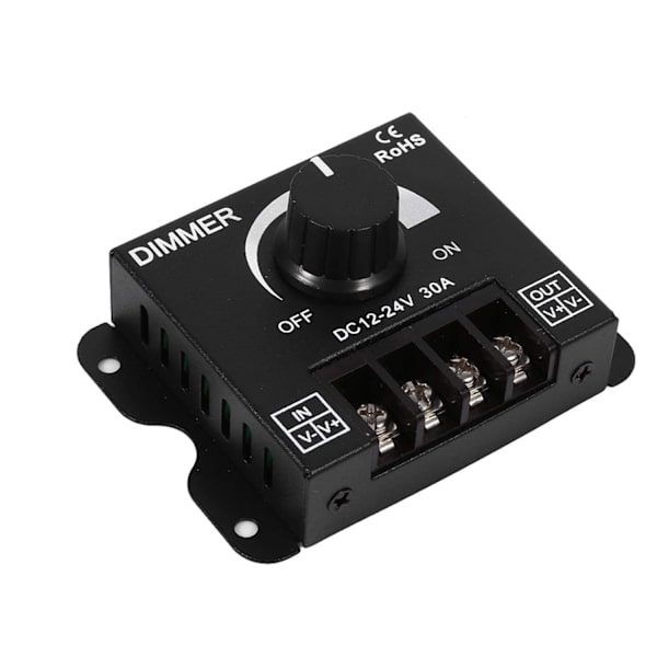 12V-24V 30A LED-strip-controller-switch til LED-lysstrimler