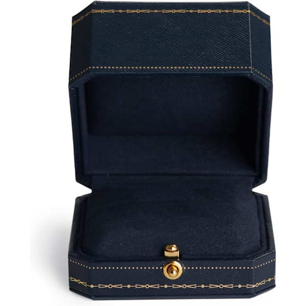1 stk Ædel Forlovelsesring Æske Ottekantet Ring Æske til Bryllupsceremoni