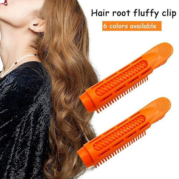 2 stk. Hårcurlere Klips Rodklemmer Permanent Stænger Fluffy Styling