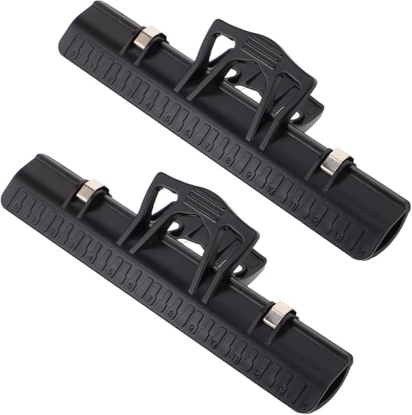 2 stk. Stor Plastikklemme til Noder Store Chipsklips Nodestativ Side- og Bindemiddel