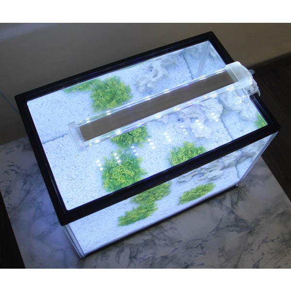 (38cm)Dykbar LED akvarielampe til planter hvidt og blåt lys 10W