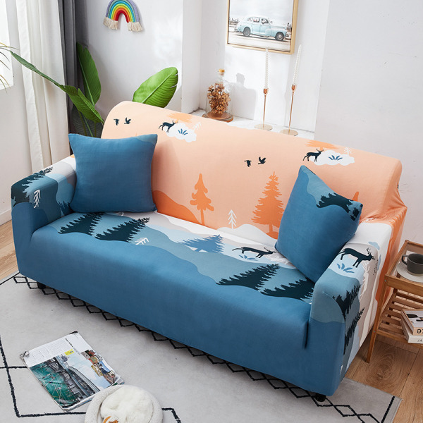 Stretch Sofa Trekk Trykte Sofa Trekk Lenestol Trekk for