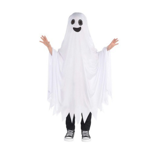 150cm Børnekostume, 14-16, Hvid