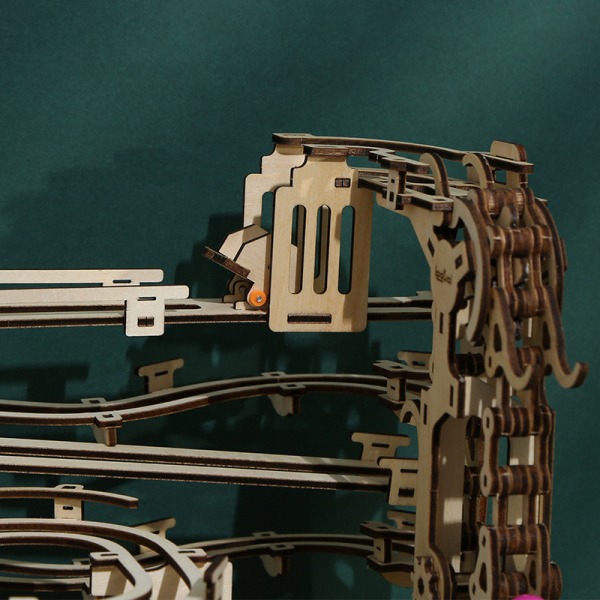 Tids Tunnel, Håndlavet træ sejlskib model, 3D tredimensionelt puslespil, børnelegetøj, bord