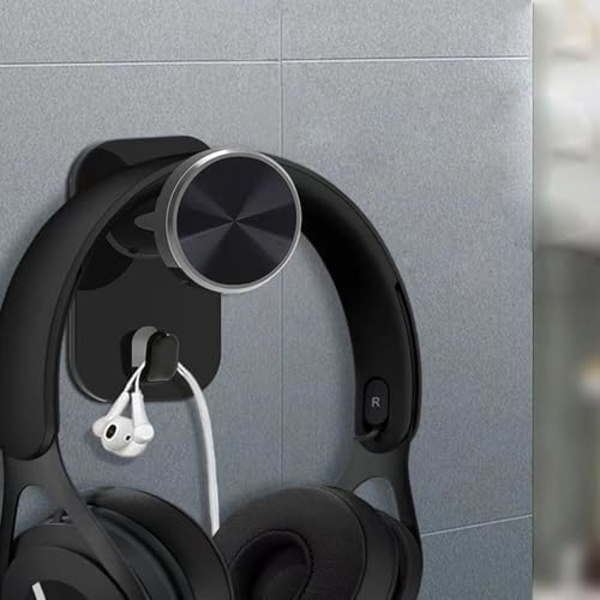 Snygg, modern design - toppmodern limteknik för en engångsfixering som varar för alltidHuvudtelefonställ - Justerbar Hea