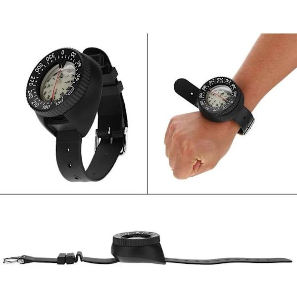 Handledskompass, Dykarklockskompass Vattentät Utomhus Klockarmband Bärbar Kompass Hög Precision Pr