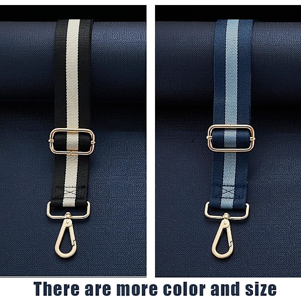 Veskestropp Bytte Crossbody Håndveske Stripe Bred Justerbar