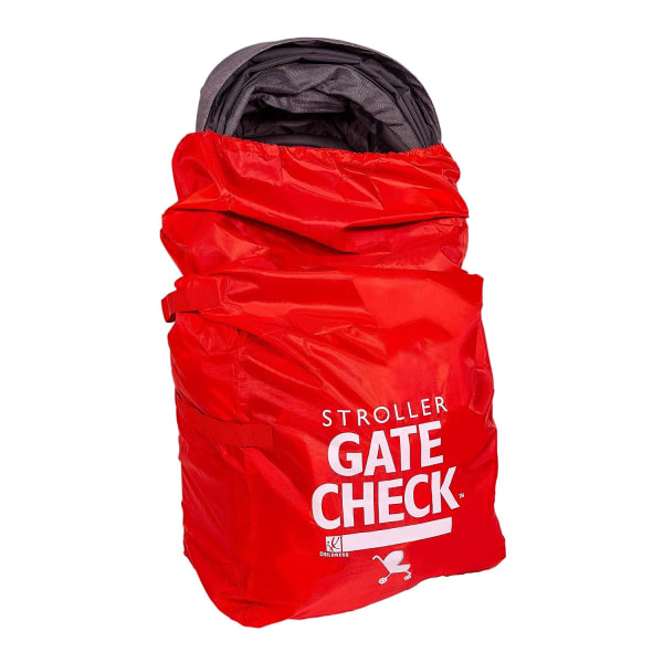 Gate Check Bag för Standard och Dubbel Barnvagn Red Car Sea