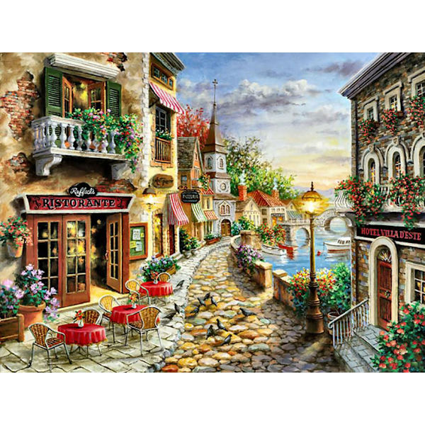 30x40 cm 5D DIY Full Diamond Painting, Utomhuslandskap av