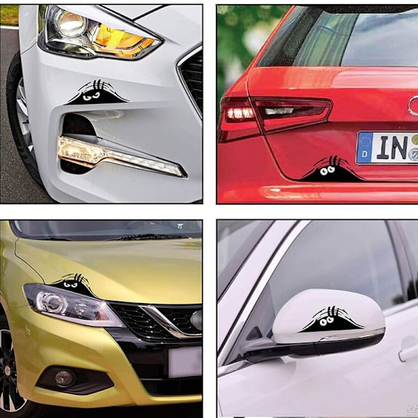 Stealth Monster Scary Eyes Car Sticker