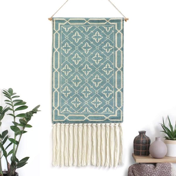 (Tyyli A) Kudottu seinävaate - Boheemi tyyli Boheemi kodin sisustus Geometrinen Art Deco Bohemia