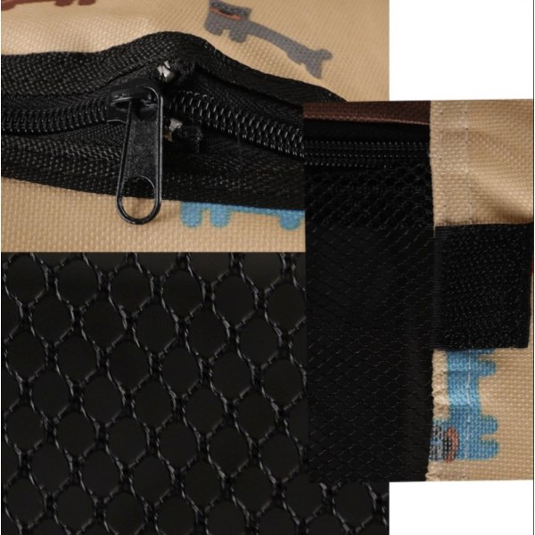 (70x55x40CM) Sammenfoldelig hvalpelegeplads telt til hvalpe, hunde, katte og kaniner, ideel til indendørs og O