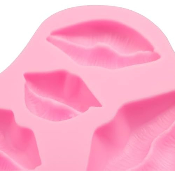 3D Læbe Kage Topper Silikonform, Læbe Chokolade Fondant Form til Kage Dekoration Slik Cupcake Topper Kage Polymer Ler