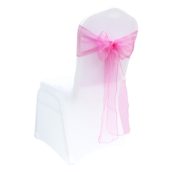 Sininen unelma ruusu 50 kpl ORGANZA nauha 18 * 275cm, tuolinpäällinen ei sisälly
