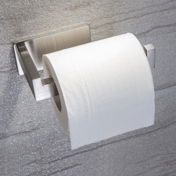 Porausreikävapaa itseliimautuva WC-paperiteline seinälle