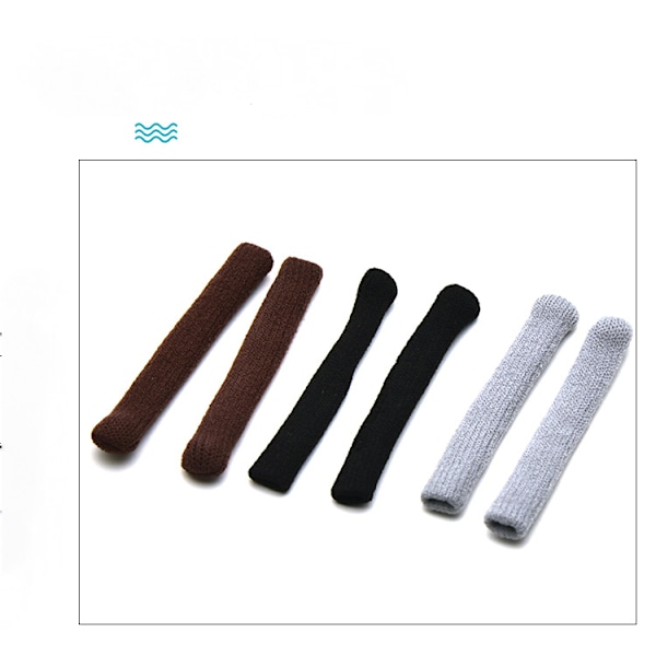 3 par brilleøre grips, blød strikket bomuldsarmpude til briller bag øret, skridsikre brilleøre grips, skridsikre ørepuder til briller