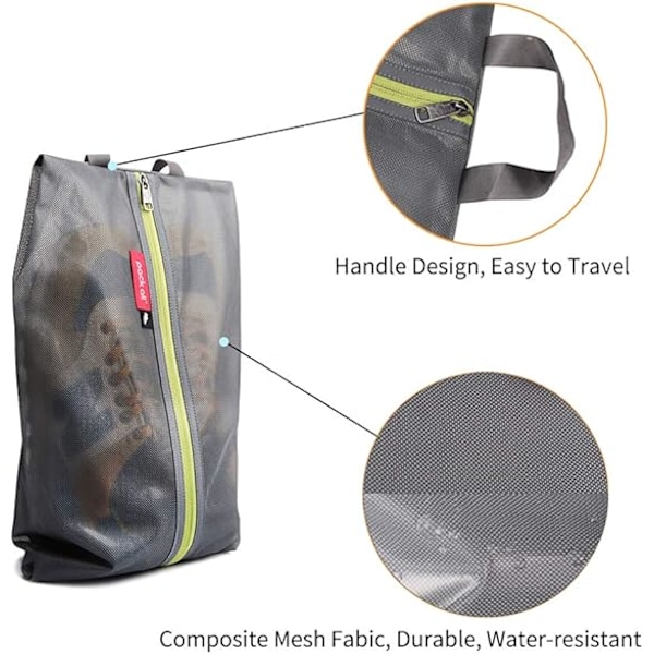 pack all Kenkälaukku matkalle, vettähylkivä kenkäpussi kuntosalille, hajunkestävä jalkapallokenkien laukku urheiluun