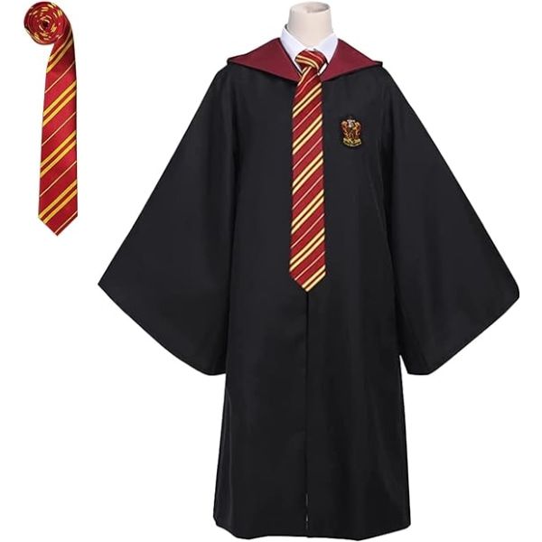 (L)Gryffindor Wizard Robe Gryffindor Uniform Robe, Cape and Tie,