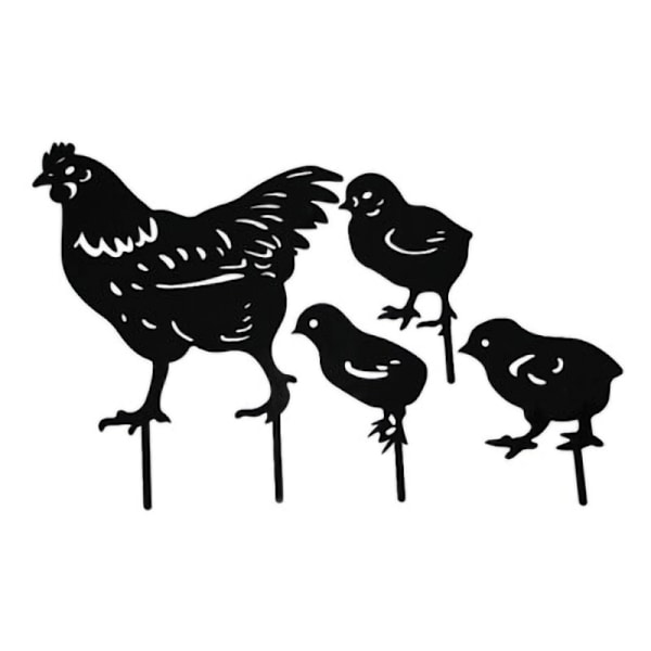 Deco Jardin Exterieur Metal, Poulet Yard Art Jardin Statues Mét