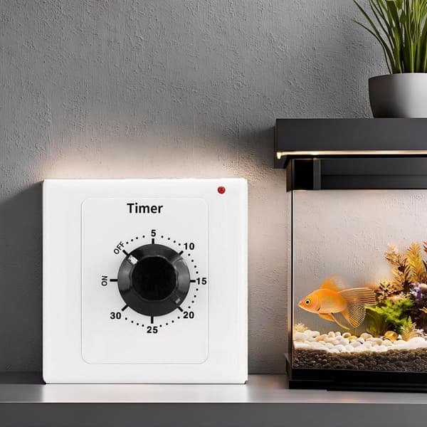 Timerkontakt, intelligent mekanisk timerstik tidsafbryder 86 panel timer kommandoknap (30 min)