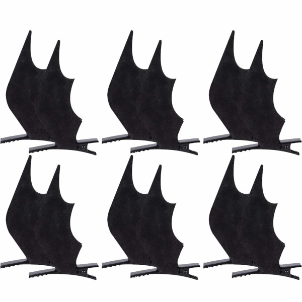 8 Pieces Halloween Bat Hair Clips Cartoon Hair Clips Bat Hairpin