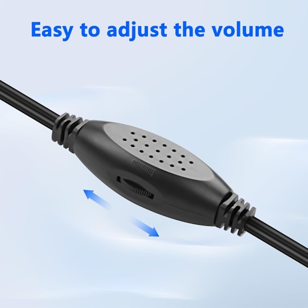 Mini stationär datorhögtalare med volymkontroll USB-driven dold stereohögtalare liten högtalare för PC laptop notebook