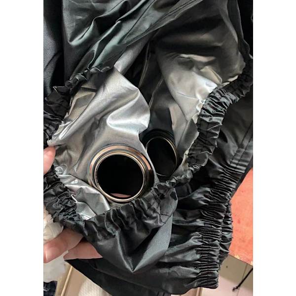 (XL) Sammetslen motorcykelöverdrag inomhus elastisk stretch dammsäker Moto