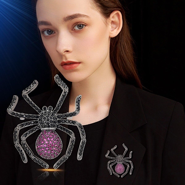 Halloween-eläimen rintaneula 18k kullattu eläimen rintaneula strassinen eläimen rintaneula lapel-neula koru kiitospäivä syntymäpäivä w