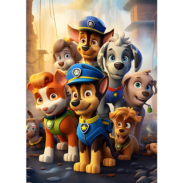 5D timanttimaalaus Paw Patrol 30x40cm (Style 6)