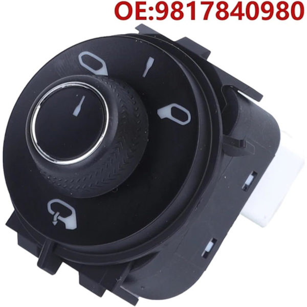 2 stk OEM 9817840980 Hovedjusteringsknapp, Speilbryter, Speilknapp
