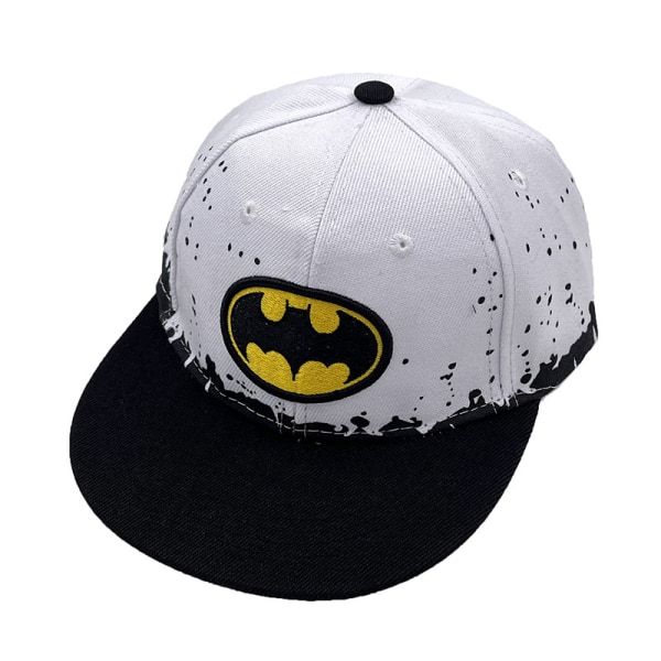 Hvit barn Batman Superman brodert baseball caps hip hop stre