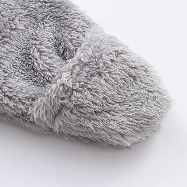 (Grå) Nyfödd Onesie Huvtröja Fleece Onesie Långärmad Onesie Ytterkläder Set