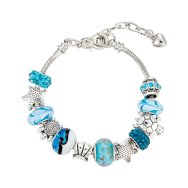 Charm Armbånd til Kvinder Piger Perle Rhinestone Charms Justerbar