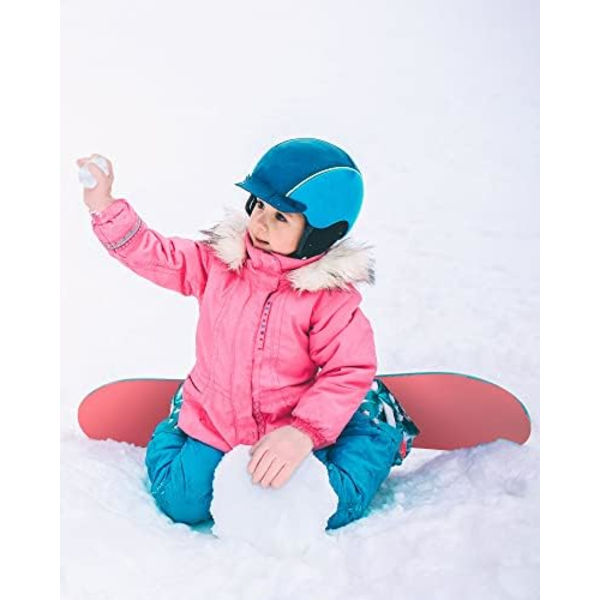 2 Par Barn Fleece-Vantar Polar Hel-Finger Vinter Varma Vantar Kallt Väder Vantar för Pojke Flicka