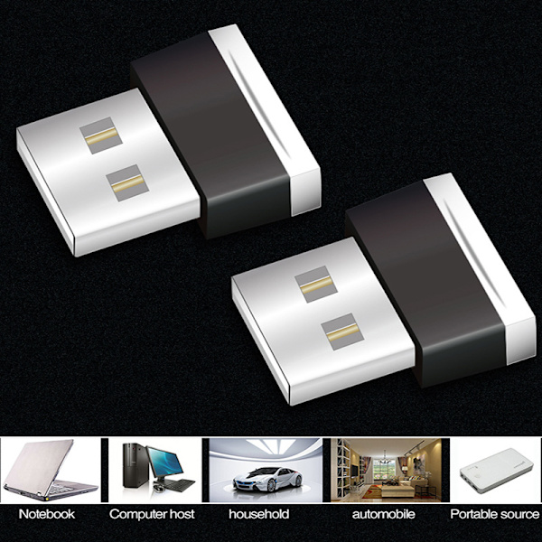 Bil LED-atmosfærelys, 7 stk. USB-belysningsatmosfærelys