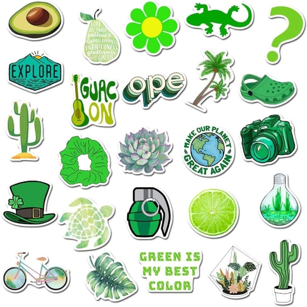 Stickers Aesthetic 50pcs Scrapbooking Material Stickers Graffiti Sticker Plant Stickers Vinyl Waterp