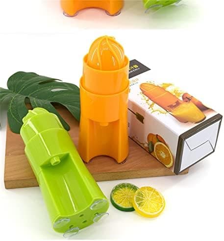 8,5x21cm Multifunktionell Saftpress - Liten Manuell Saftpress, Citronpress, Mini Bärbar Juice Blender - Manuell Saftpress, Kök