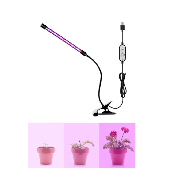 LED Clip Light Plant Growth Full Spectrum Household Green Pl
