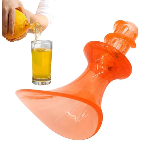 2 stk. Citronpresser Citruspresse - Bærbar Manuel Juicepresser, Håndfrugtpresser | Manuel Citrusjuicer til Citron, Appelsin, Granatæble, Køkken