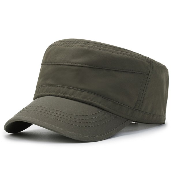 Miesten puuvillainen Vintage armeijan cap kadettihattu sotilaallinen litteä toppi Adjusta