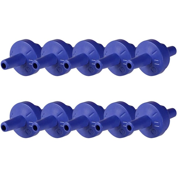 10 stk. Akvarie Luftpumpe Kontraventiler