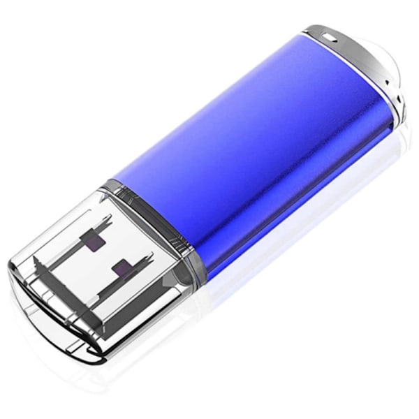 stk. 32GB USB 2.0 Flash Drive med nøglering 32GB Vandtæt Jump Drive Memory Stick til Computer Backup, Laptop