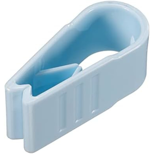 7x3cm Blå Quiltöverdragsspännen, 12 st. Plastspännen utan stift Håller hörnen på plats Quiltfixare för att fästa lakan snabbt