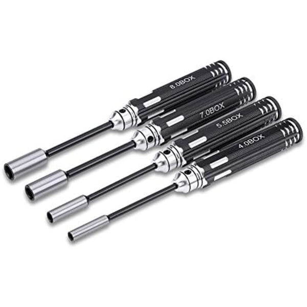 4 st Hex-hylsnyckelset, Hex-skaftbenbit Hex-hylsnyckelmodell för RC-bil