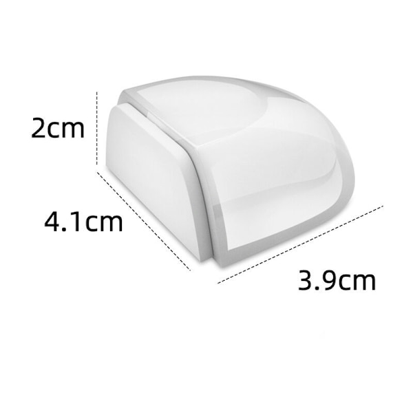 4 st (transparent) Dörrstopp Transparent dörrstopp Lim