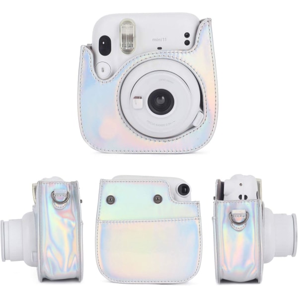 (Magic Silver) Camera Case Compatible with Instax Mini 11 Instant Camera, Photo Pouch Storage Protec