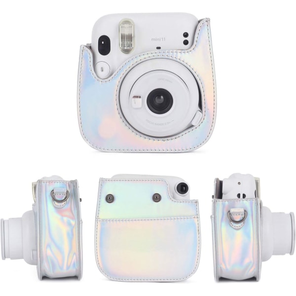 (Magic Silver) kameraveske kompatibel med Instax Mini 11 Instant Camera, Photo Pouch Storage Protec