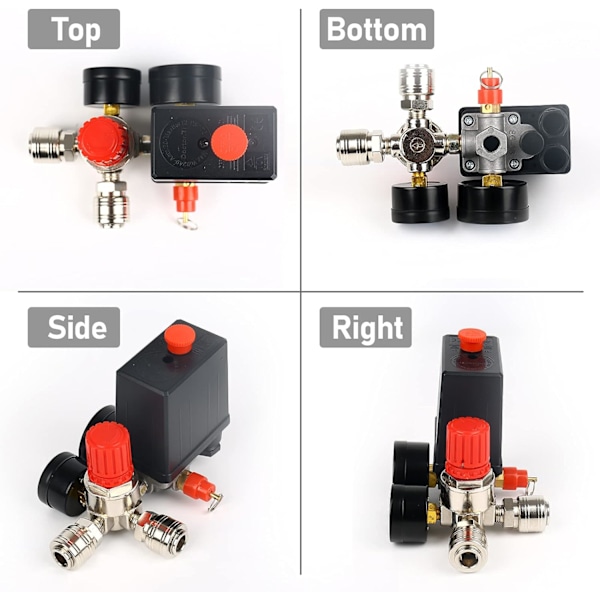 Trykluftafbryder Luftkompressor Trykregulator Kompressor med